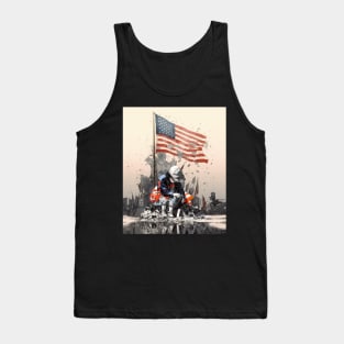 Memorial Day: We Don't Deserve Nice Things on a Dark Background Tank Top